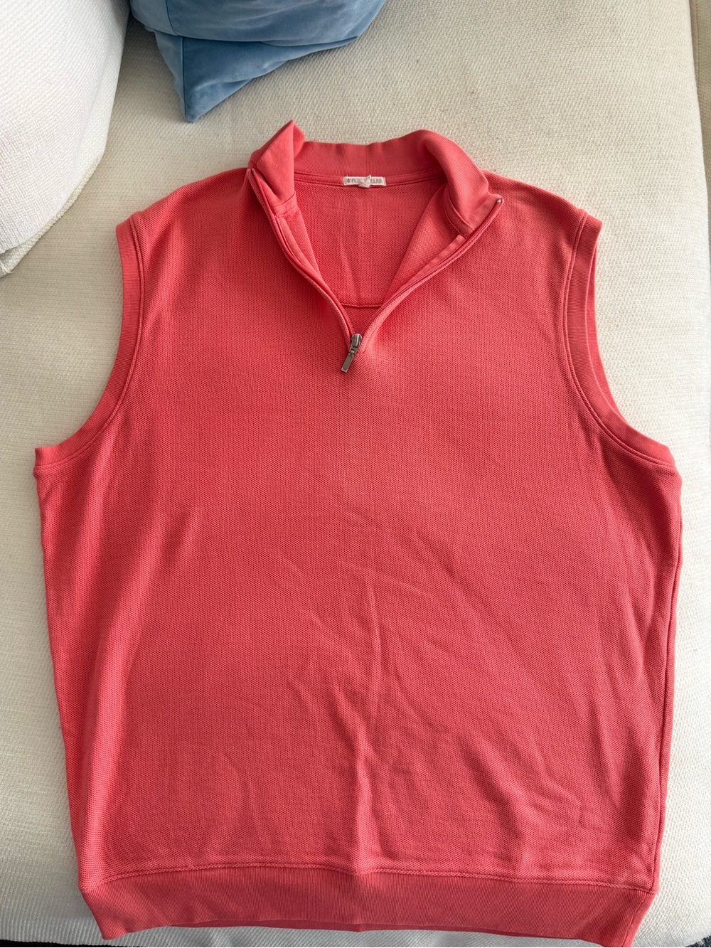 Peter Millar Men’s Golf Vest in Coral